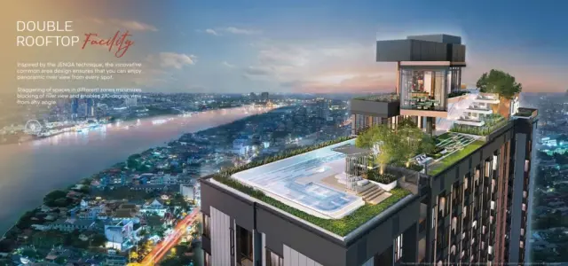 ขายดาวน์ ไลฟ์ เจริญนคร - สาทร ชั้น 24 ได้วิวสูง แปลนพิเศษ มาพร้อมราคาอย่างโดน มาจองเลย images
