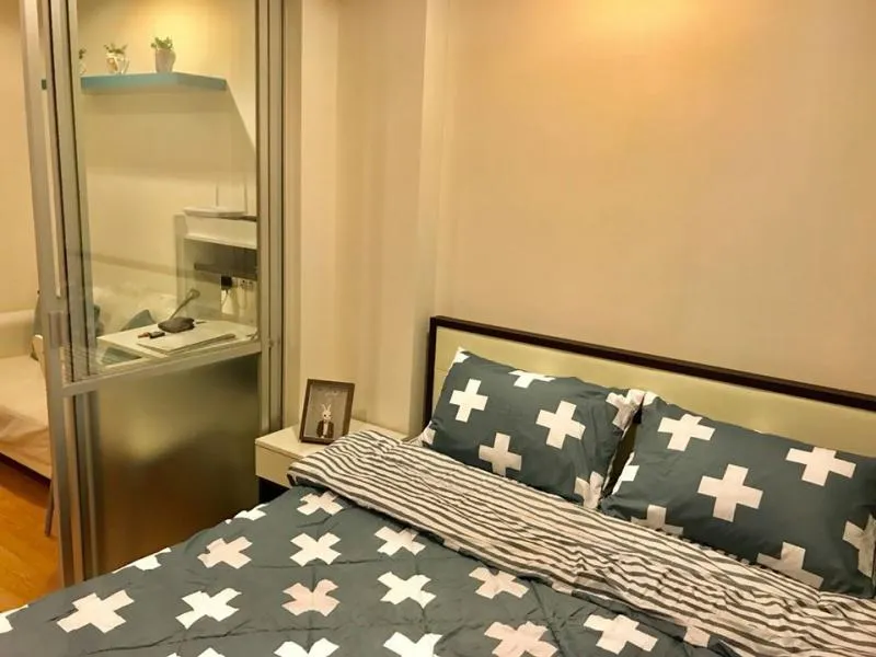 Condo for rent, Lumpini Ville On Nut 46, 1 bedroom, 1 bath, 7th floor, beautiful room, fully furnished, beautiful, urgently book