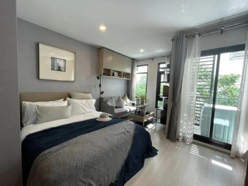 For rent Aspire Asoke - Ratchada แต่งน่าอยู่ ที่นอนอย่างดี เฟอร์นิเจอร์ครบครัน จองด่วนๆจ้า