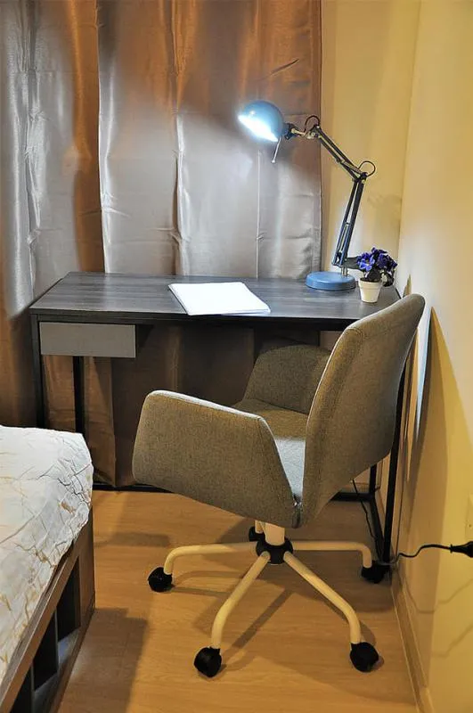 For rent, Life Sukhumvit 48, size 32 sq m, fully furnished, with washing machine Convenient transportation near bts like this, must book.
