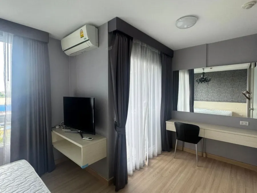 ขาย ให้เช่า Rill Condo Rangsit ชั้น 7 ห้องมุม มาพร้อมการตกแต่งที่ครบครัน จองเลย