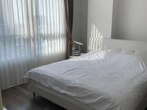 Condo for sale, dBURA PRANNOK, corner room, 2 bedrooms, 2 bathrooms, private, ready to move in, easy to travel, don't wait, book now.