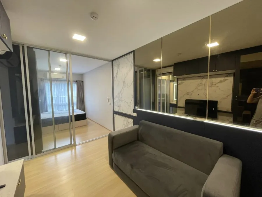 For rent, Plum Condo Rangsit Alive Phase 2, 5th floor, Building A, pool view, beautiful room, nice to live in. Hurry and reserve now. Don't wait.