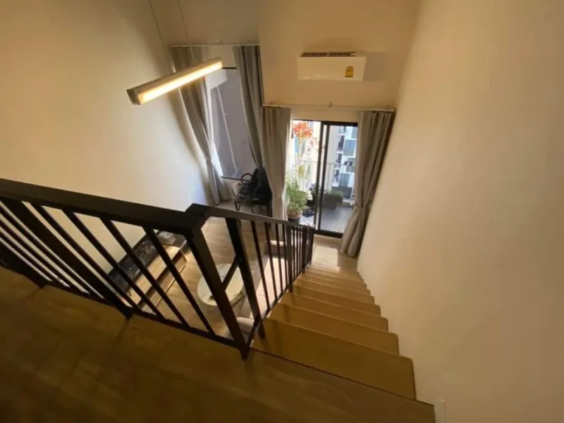 ขาย Blossom condo @ Fashion ชั้น 10 ห้อง DUPLEX ตกแต่งเรียบง่ายน่าอยู่สุดๆ จองก่อนได้ก่อน