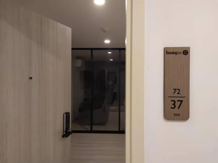Condo for sale, Kensington, Phahon Yothin 63, bright and airy room. Plus everything is complete. Book now. Hurry up.