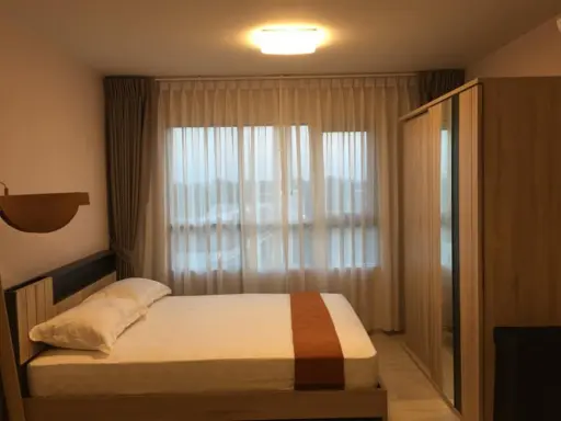 Condo for sale rent, Aspire Sathorn-Taksin, studio room, very beautiful room, has everything You can just come in and move in. Hurry up.