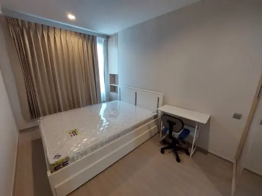 Condo Life Ladprao for rent, high floor, sofa bed, comes with washing machine 7 kg. Don't wait, hurry and book now. images