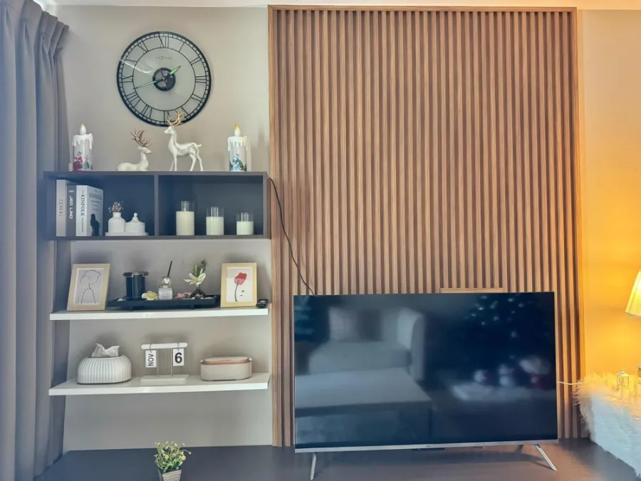 Condo for rent, Supalai River Resort, high floor, spacious room, beautifully decorated, nice to live in. Good like this, reserve now.