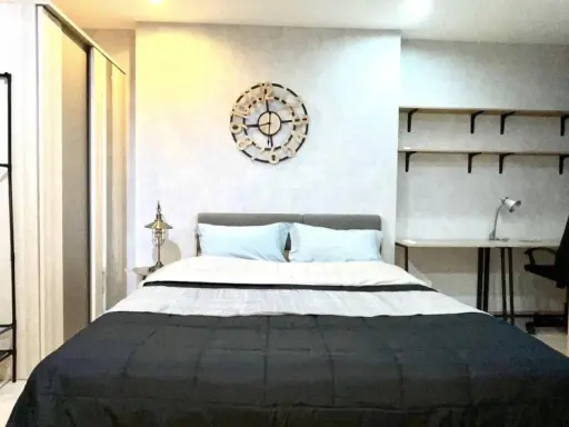 For Rent Ideo Q chula-Samyan, fully furnished + ready electrical appliances Just carry your bag and move in. Hurry up.