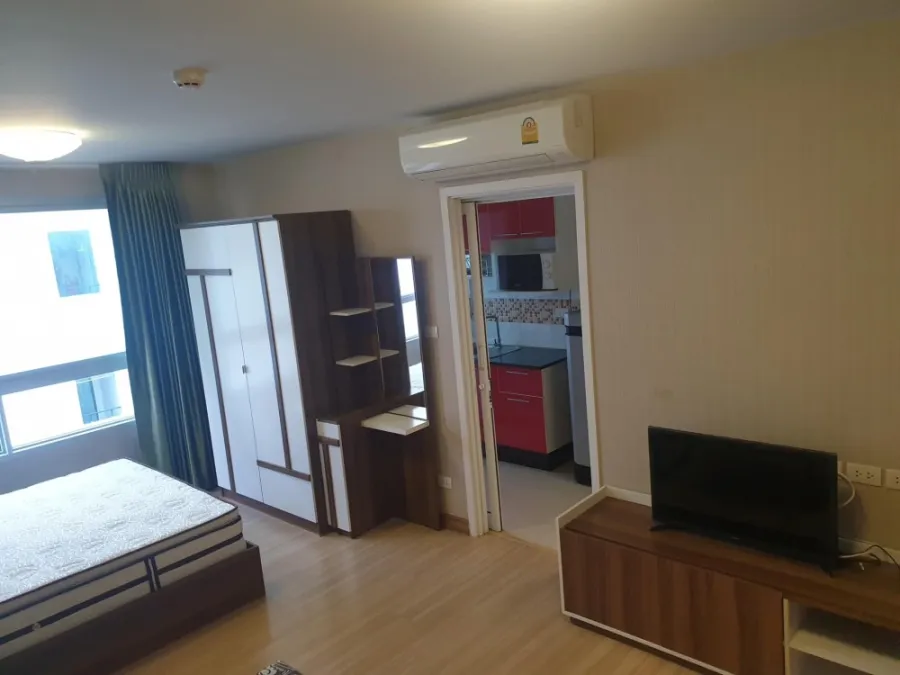 For rent, Plum Condo, Phahonyothin 89, Phase 5, 3rd floor, fully furnished, ready to move in, just bring one bag.