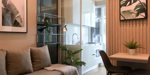 The Saint Residences ให้เช่าจ้า อยู่ชั้นสูงสุด วิวดีลมเย็น แต่งไว้ให้อย่างสวยงาม ห้องนี้เพื่อคุณ!!