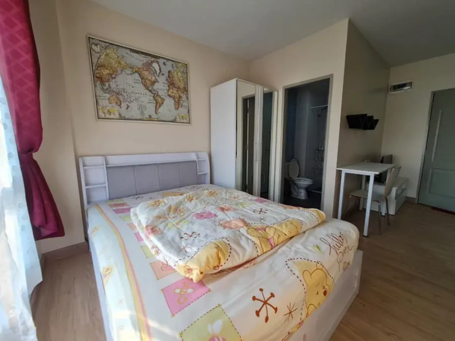 For rent, The Kith, Lam Luk Ka, Khlong 2 (Phase 1), newly renovated, the whole room is ready to move in, reasonable price, book now!!