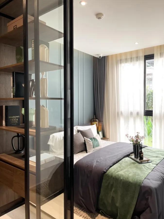Selling down payment New Cross Khu Khot Station, 7th floor, garden view. Hurry and reserve it as an owner. Urgent.
