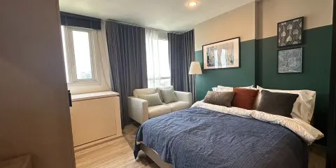 For rent condo XT Huaikhwang ห้องแต่งครบพร้อมอยู่ ชั้น 25 ได้วิวสวย ราคาไม่แรง จองด่วนๆ