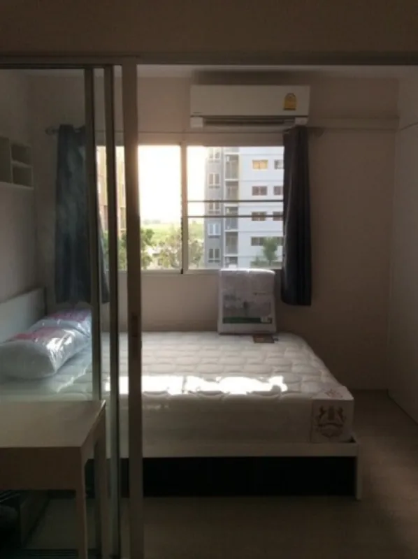 For Rent พลัมคอนโด พาร์ค รังสิต ชั้น 4 ได้วิวสระน้ำ ห้องครัว built in มีทุกอย่างครบจบในห้องเดียว
