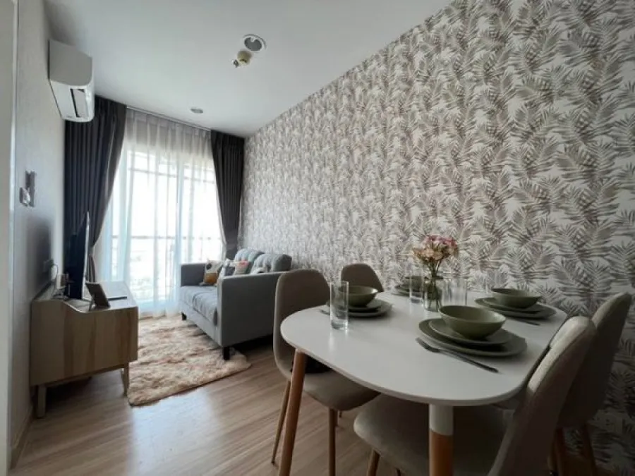 Bangkok Horizon Ratchada-Thaphra for rent, high floor, Chao Phraya River view, great value. If you don't book, you will regret it.