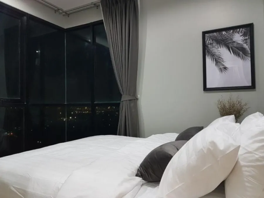 For rent, Astro Condominium, 2 bedrooms, can be decorated to be very livable. Comes with a good leather sofa. Book quickly.