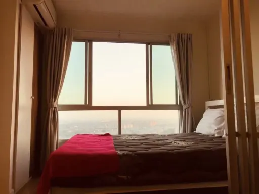 Condo for rent, Lumpini Ville, Chaeng Watthana-Pak Kret, with furniture and appliances, high view, book now!
