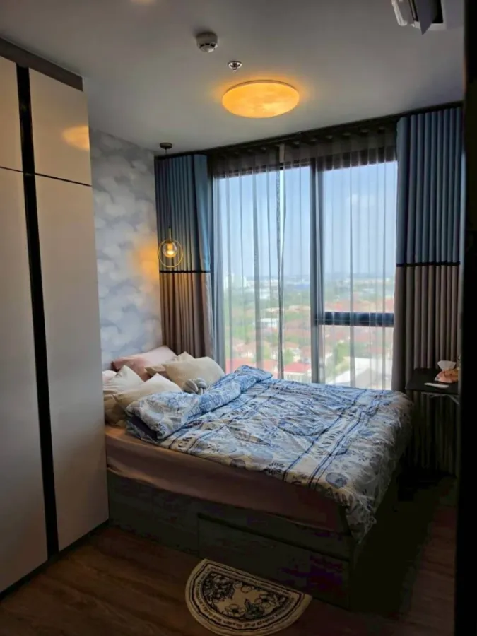 For rent: Origin Plug & Play Nonthaburi Station, 12th floor, fully furnished unit. Book now!