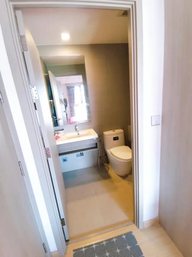 Condo for rent, Whizdom Connect Sukhumvit, 36th floor, beautiful view, near BTS, easy to travel, fully furnished, don't miss it!!