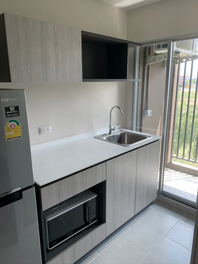 ให้เช่า D condo campus dome rangsit phase3 ห้องสตูดิโอ ชั้น 4 ราคาไม่แรง รีบมาจับจองเลย