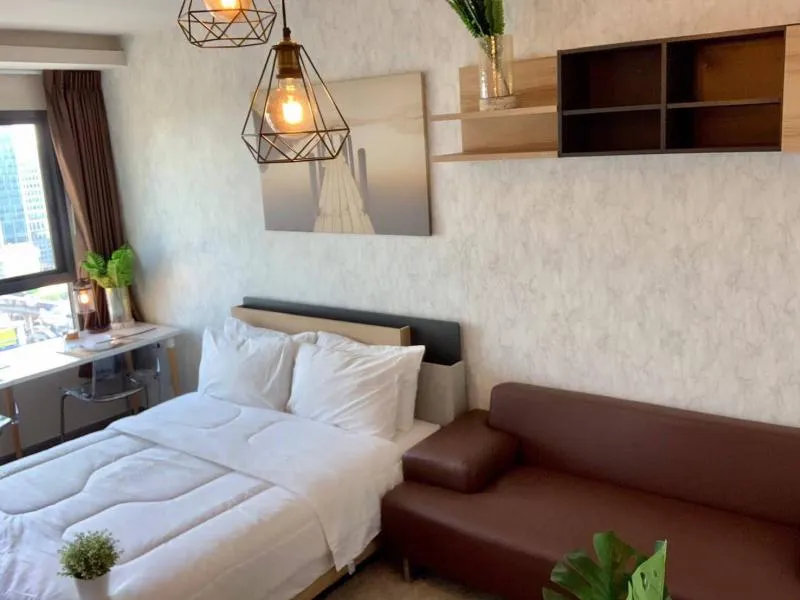 Urgent for rent !! Ideo Sukhumvit 93 Condo, corner unit, high floor, good location, close to the source of food, don't miss !!