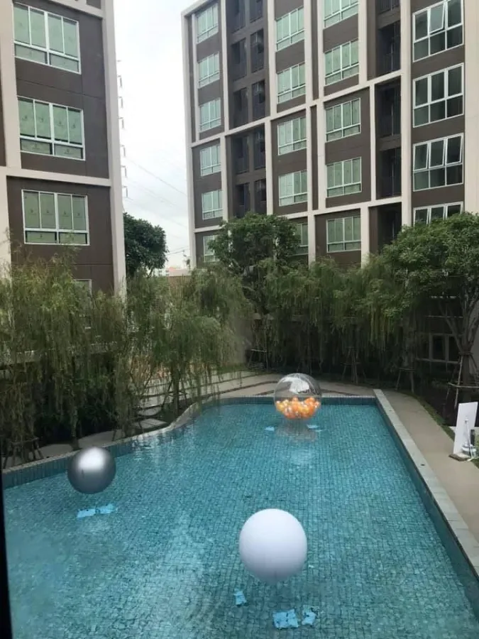 For sale: Dcondo campus dome rangsit phase 3, studio room, 7th floor, very good price, buy now, don't miss out.