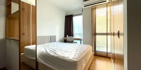 คอนโด ยูนิโอ สุขุมวิท 72 วิวสวน ห้องตกแต่งโทนมินิมอล มินิใจ น่านอนสุดๆ พร้อมครัวแยกอย่างดี จองเลย