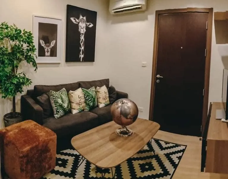 For sale, for rent, The Base Chaengwattana, beautiful room, fully furnished, ready to move in immediately. Hurry and reserve yours now.