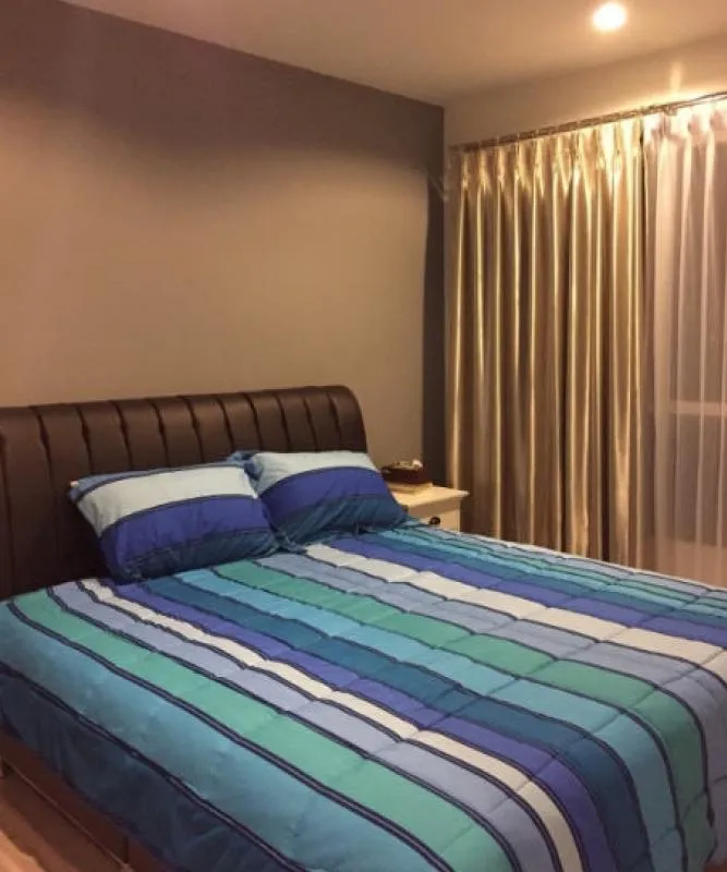 Condo for rent, The Key Wutthakat, 2 bedrooms, high floor, beautiful room, fully furnished, drag your bags, come quickly.