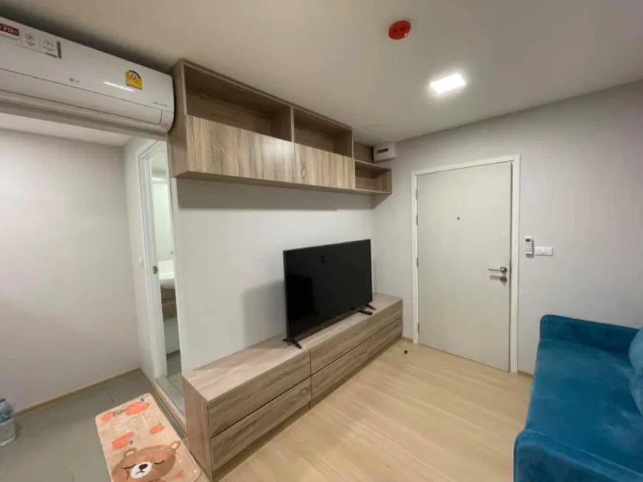 Khun Phra, beautiful room, very bright view, very pleasant, has everything, book now at Plum Condo Rangsit Alive 1 for rent.