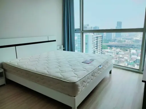 Sky Walk Residences condo for rent, nice room, spacious size, fully furnished, high floor, city view, don't miss it