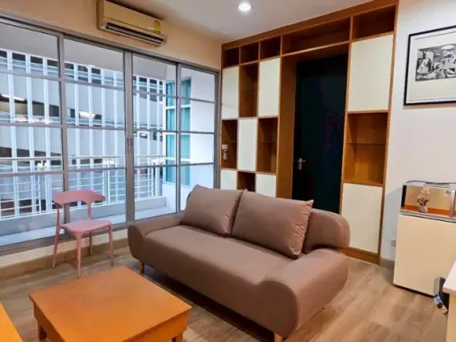 For rent: Baan Klang Krung Siam-Pathumwan, 7th floor, fully furnished, nice room, reserve now, hurry! images
