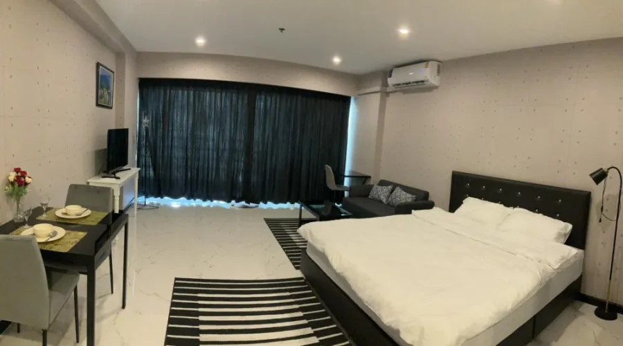 ให้เช่า วิวทะเลจอมเทียน คอนโดมิเนียม 1-8 (จอมเทียน) ห้องStudio ตกแต่งวอลเปเปอร์ วิวทะเล จองด่วนๆ