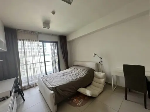 ให้เช่า The Lofts Ekkamai ชั้น 10 ห้อง STUDIO ตกแต่งครบครัน คอนโดใจกลางเมือง เดินทางสะดวก จองเลย