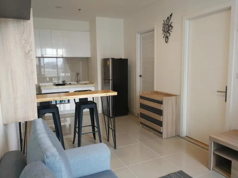 For rent, TC Green Rama 9, wide room, great view, ready to move near MRT Rama 9, super comfortable, hurry up