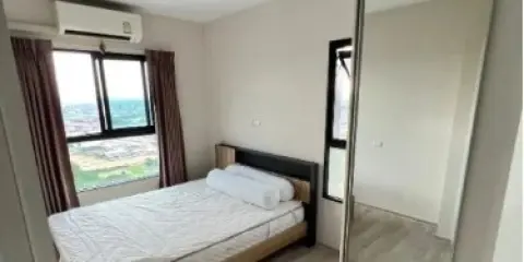 ให้เช่า พลัมคอนโด เซ็นทรัล สเตชั่น one bed room ขนาด 26 ตร.ม. ห้องมุม ชั้น 19 เฟอร์ครบ จองเลย