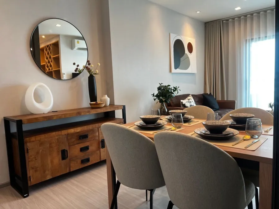 Condo for rent, Life Sukhumvit 62, beautifully decorated room. fully furnished travel comfortably