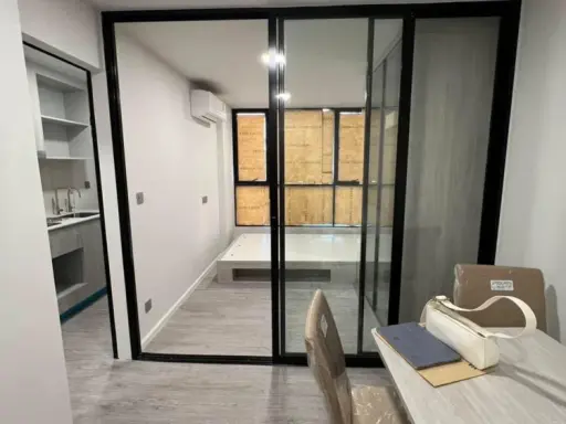 Condo for rent Atmoz Tropicana Bangna, ready to move in, facilities available, come and reserve today.