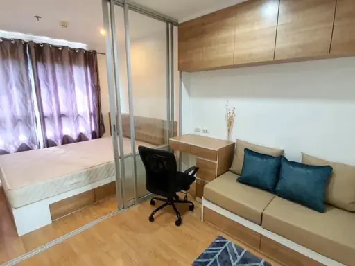 Condo for rent, Lumpini Prachachuen, Phong Phet 2, private room, high view, not blocked, good price, don't miss it.