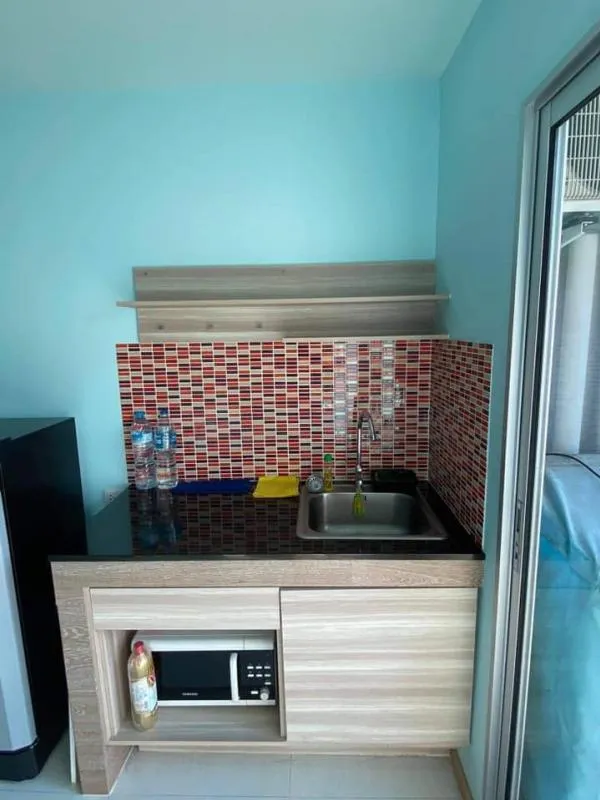 For rent, Plum Condo Chaengwattana Station, 1 bedroom, 1 bathroom, beautiful room, brightly decorated, fully furnished, don't wait.