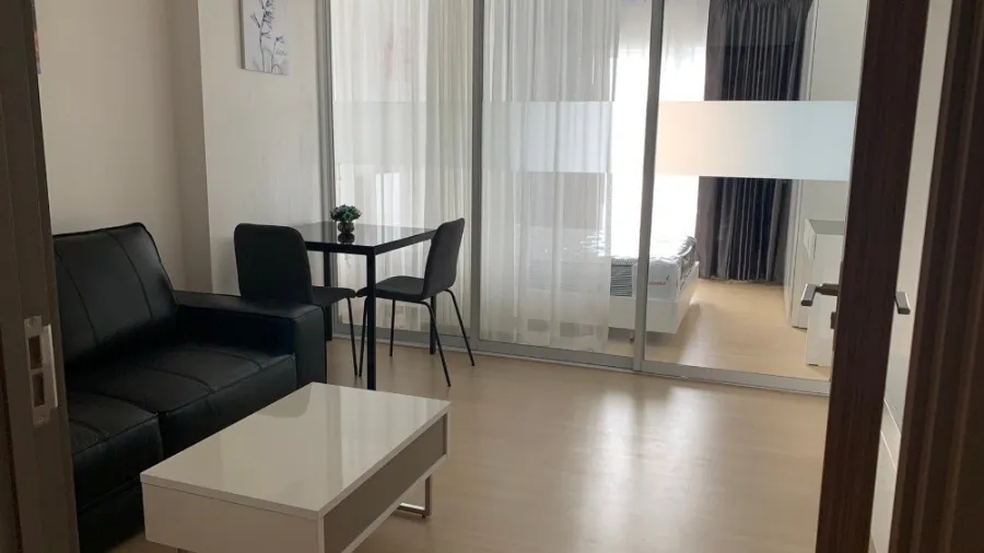 Condo for rent, Supalai Veranda Ramkhamhaeng, beautiful room, high floor, good view, near BTS, fully furnished, ready to move in, book now!